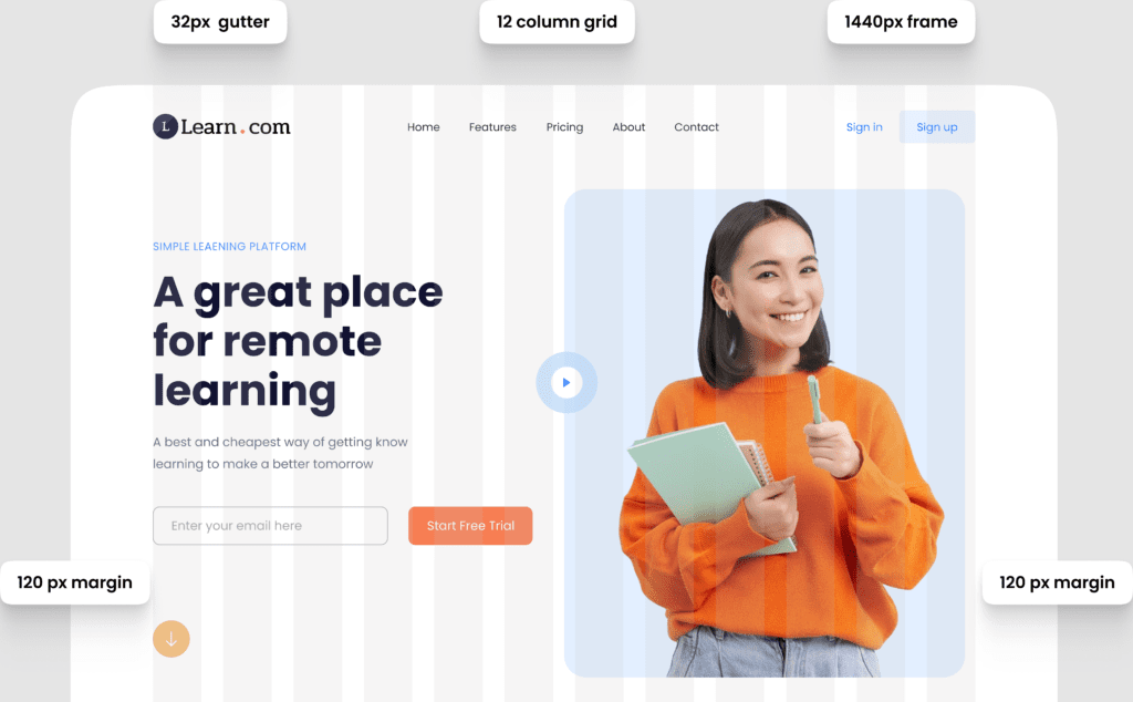 grids in ui/ux